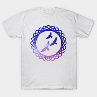 Galaxy birds T-Shirt